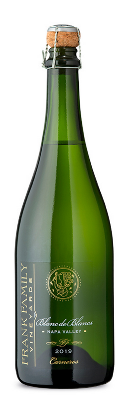 Frank Family Vineyards 2019 Blanc de Blancs bottle shot