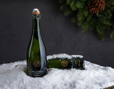 blanc de blancs in snow 